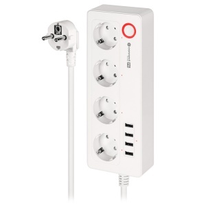PRELUNGITOR SMART 4 PRIZE SCHUKO 4 USB CONNECT P6 TUYA - Img 2