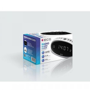 Radio cu ceas ECG RB 010 alb, FM, Digital, memorie 10 posturi, alarma dubla -RESIGILAT - Img 3