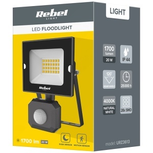 REFLECTOR 20W CU SENZOR DE MISCARE 4000K 230V REBEL - Img 4