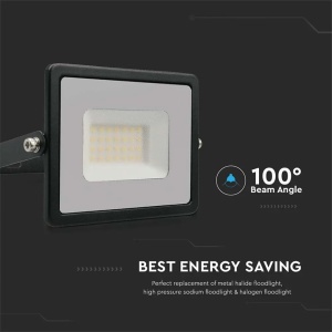 REFLECTOR LED SMD 30W 4000K IP65 - NEGRU - Img 9
