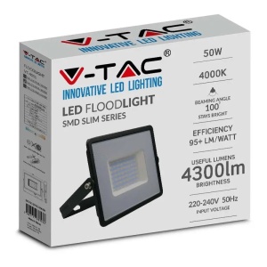 REFLECTOR LED SMD 50W 6500K IP65 - NEGRU - Img 4