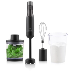 RESIGILAT - Blender de mana ETA Mano 3219 90010, 1000 W, 9 viteze, afisaj LCD, negru