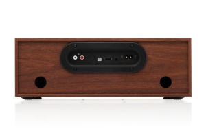 RESIGILAT - Microsistem audio JVC RD-E761, 16 W, Bluetooth, FM, player CD, USB, conversie CD audio in mp3, intrare AUX, lemn - Img 3
