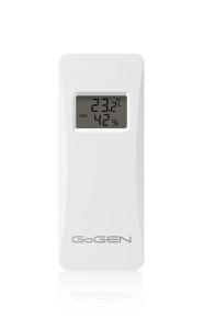 RESIGILAT - Statie meteo interior-exterior GoGEN ME 3397 W, LCD color, 3 senzori inclusi, ceas cu alarma, alb - Img 6