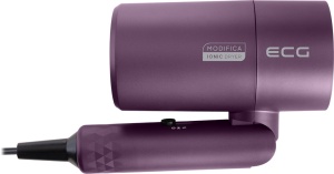 RESIGILAT - Uscator de par cu ionizare ECG Modifica Chiara, 1600 W, 2 niveluri de temperatura, concentrator, violet - Img 6