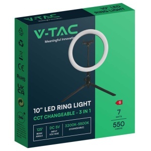 SELFIE RING LIGHT 10" CU TREPIED - Img 8