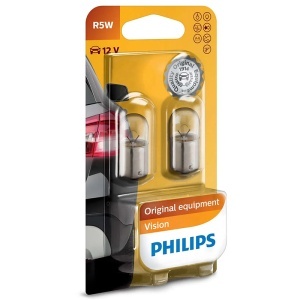 SET 2X BEC AUTO 12V 5W BA15S VISION PHILIPS - Img 2