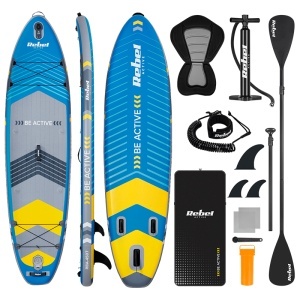SET PLACA GONFLABILA STAND UP PADDLE SCAUN 335X84X15 CM - Img 2