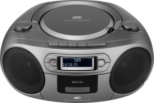 Sistem audio ECG CDR 990 DAB, 2 x 2 W RMS, Radio FM, USB, CD Player, Casetofon MP3, GRI - Img 10