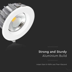 SPOT LED COB INCORPORABIL 30W 4500K ALB NEUTRU - Img 3