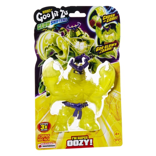 Figurina elastica Goo Jit Zu Glow Shifter Scorpius 42500-42505