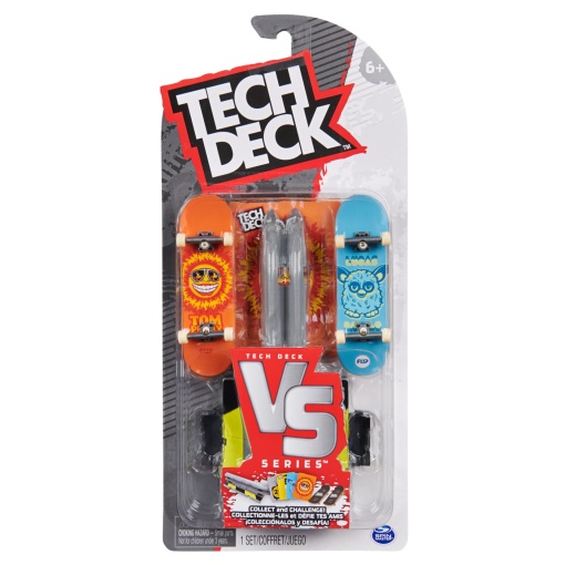 Tech deck pachet cu obstacol fingerboard lucas