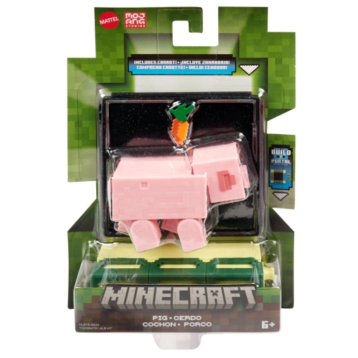 Minecraft craft a block figurina pig 8cm