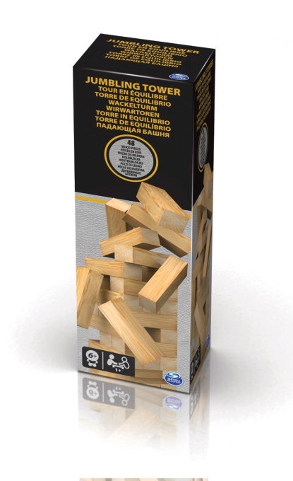 Turnul buclucas in cutie de carton tip cadou