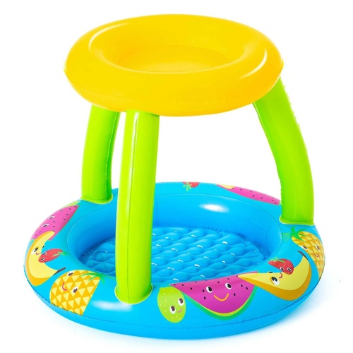 Piscina gonflabila, Zola®, multicolora, cu umbrar, 94 x 89 cm