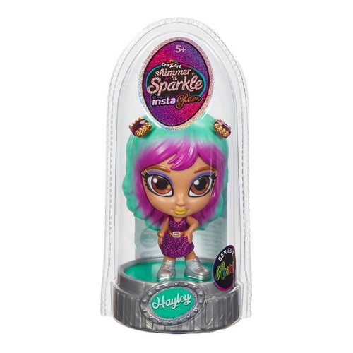 Set de infrumusetare CRA Z ART Shimmer and Sparkle, colectia InstaGlam, machiaj pentru fetite in forma de papusa Hayley, 3 ani+