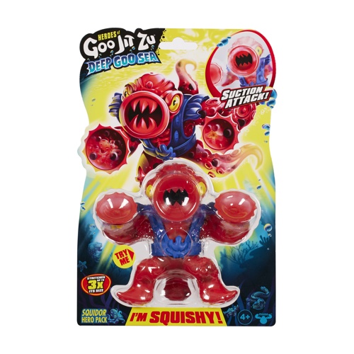 Figurina elastica Goo Jit Zu Deep Goo Sea Squidor 42563-42566