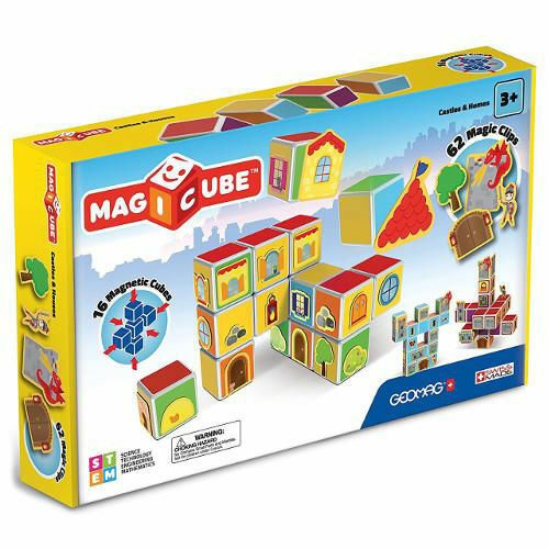 Set Constructie Magnetic Magicube Castles & Homes, 144