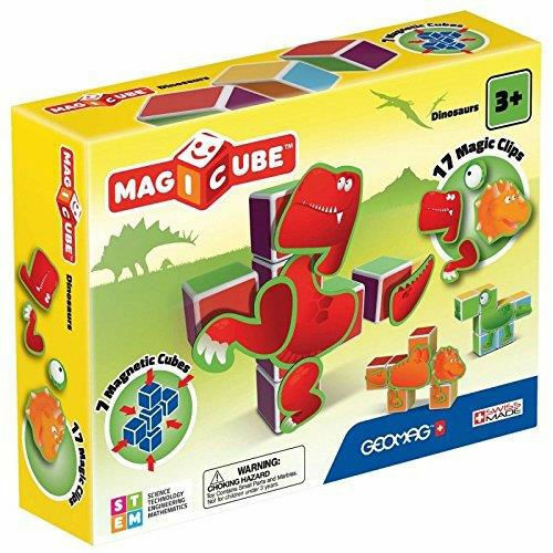 Set Constructie Magnetic Magicube Dinozauri