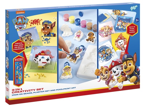 Set creatie 3 in 1 Paw Patrol, Totum 721128
