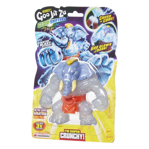 Figurina elastica Goo Jit Zu Glow Shifter Gigatusk 42500-42506