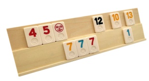 Joc societate Rummikub Vintage - in cutie de lemn 9674 - Img 2
