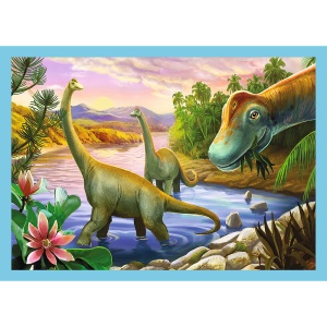 Puzzle trefl 4in1 lumea dinozaurilor - Img 5