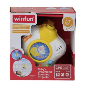 Jucarie, proiector linistitor pentru bebelusi, winfun, 0806A - Img 3
