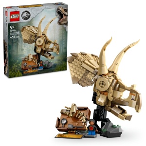 LEGO JURASSIC WORLD FOSILE DE DINOZAUR CRANIU DE TRICERATOPS 76969 - Img 5