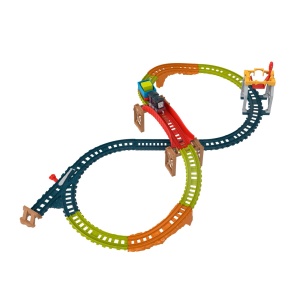 Thomas set de joaca cu locomotiva push along diesel si accesorii - Img 2