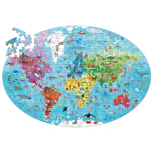 Cunoaste si exploreaza - Puzzle Planeta Pamant in limba Romana (205 piese) - Img 1