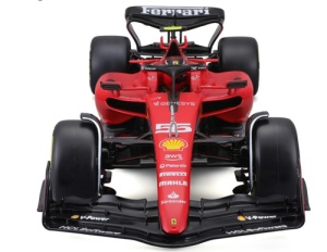 Macheta de colectie masinuta Bburago 1/18 Ferrari Formula Racing team #55 Carlos Sainz - Img 2