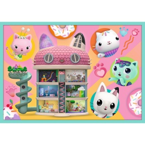 Puzzle trefl 10in1 gabbys dollhouse in universul lui gabby - Img 7