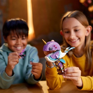 Lego dreamz balonul cu aer cald in forma de narval al lui izzie 71472 - Img 3