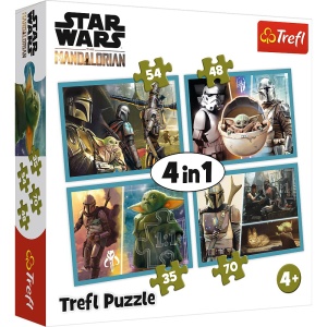 Puzzle 4in1 mandalorian si lumea lui - Img 1