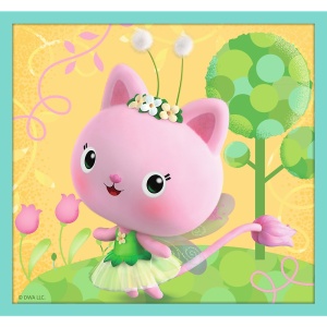 Puzzle trefl 10in1 gabbys dollhouse in universul lui gabby - Img 2