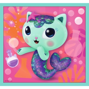 Puzzle trefl 10in1 gabbys dollhouse in universul lui gabby - Img 4