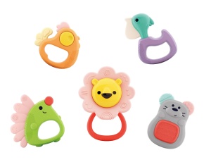 Set 5 jucarii pentru dentitie in cutie forest baby - Img 2