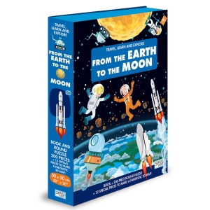 Cunoaste, invata si exploreaza - Puzzle De la pamant pana la luna (200 piese) - Img 1