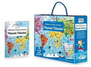 Cunoaste si exploreaza - Puzzle Planeta Pamant in limba Romana (205 piese) - Img 3