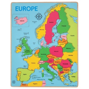 Puzzle incastru harta Europei - Img 1