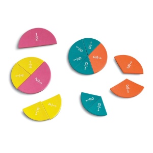 Set magnetic - Cercuri cu fractii - Img 1