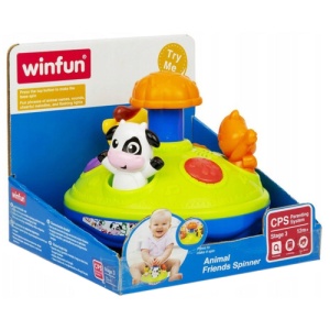 Jucarie interactiva bebelusi Winfun - Spinner, cu lumini si sunete - Img 1