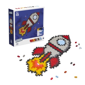 Puzzle cu numere Plus Plus Racheta 500 piese 3930 - Img 2