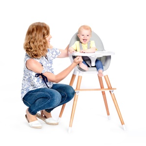 Scaun de masa kinderkraft fini, 2 in 1, grey - Img 4