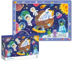 Puzzle - Spatiul cosmic ( 80 piese) - Img 2