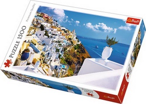 Puzzle trefl 1500 santorini - Img 1