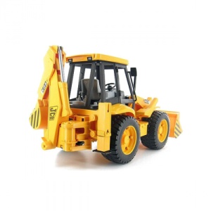 Jucarie Utilaj Bruder Tractor JCB 4CX cu Incarcator Frontal și Lama, BR02428 - Img 4