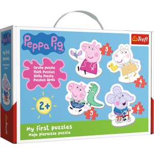 Puzzle baby clasic simpatica peppa pig 18 piese - Img 1