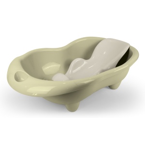 Cadita cu suport anatomic Hippo - Verde Eco - Img 1